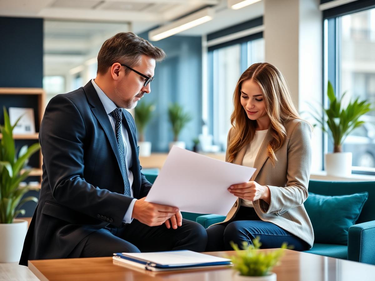 Cash For House advisor reviewing financing options with clients